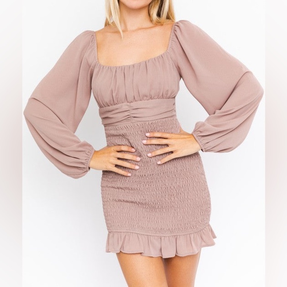 Elegant Mauve Dress
